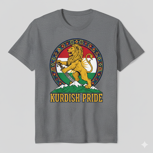 Kurdish Pride T-Shirt Kurdistan Shop