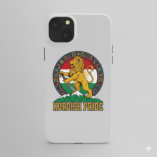 Kurdish Pride iPhone Case - Flag Lion Kurdistan Shop