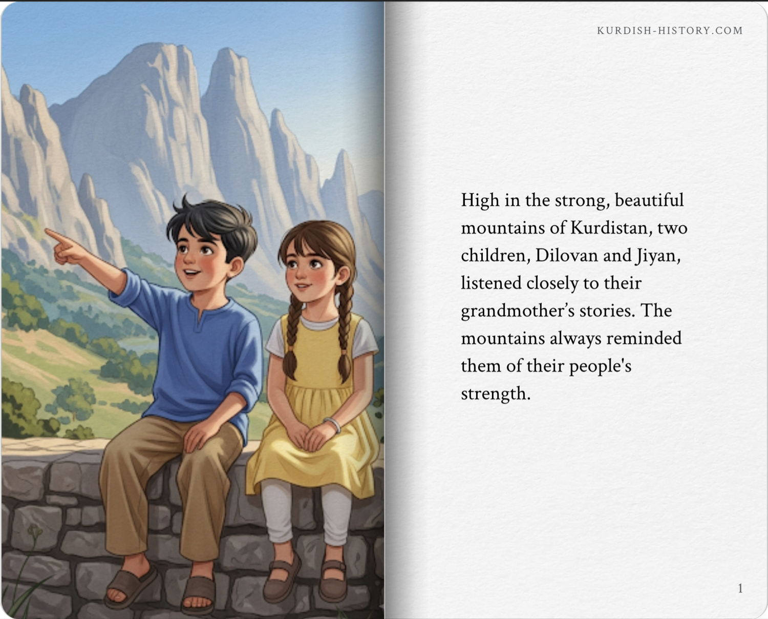Masoud Barzani Story - Childrens eBook Kurdistan Shop