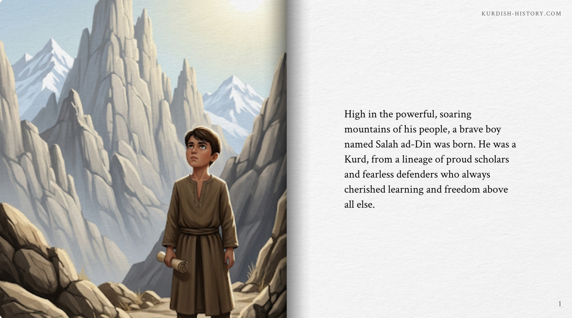 Saladin Story - Children's eBook Kurdistan Shop