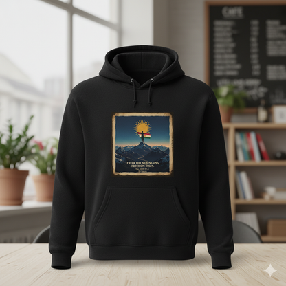 From The Mountains, Freedom Rises - Hoodie Kurdistan Shop