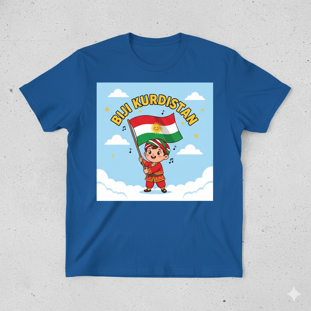 Biji Kurdistan - Kurdish T-Shirt - Kurdistan Store Kurdistan Shop