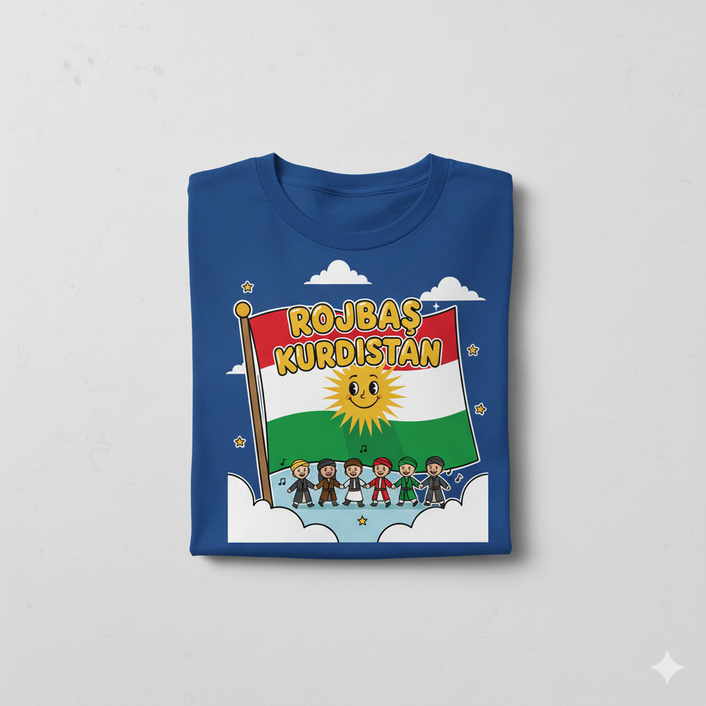 Rojbaș Kurdistan - Kurdish T-Shirt - Kurdistan Store Kurdistan Shop