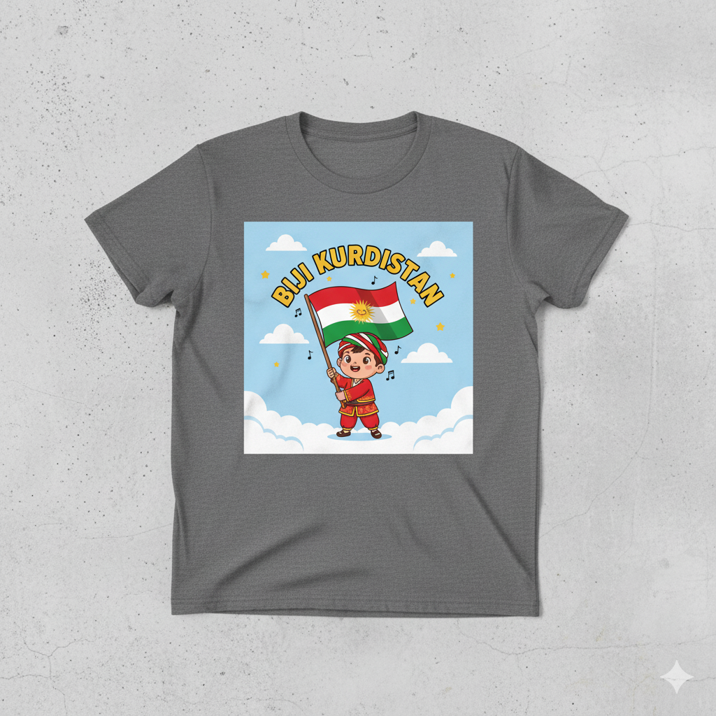 Biji Kurdistan - Kurdish T-Shirt - Kurdistan Store Kurdistan Shop