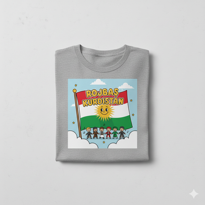 Rojbaș Kurdistan - Kurdish T-Shirt - Kurdistan Store Kurdistan Shop