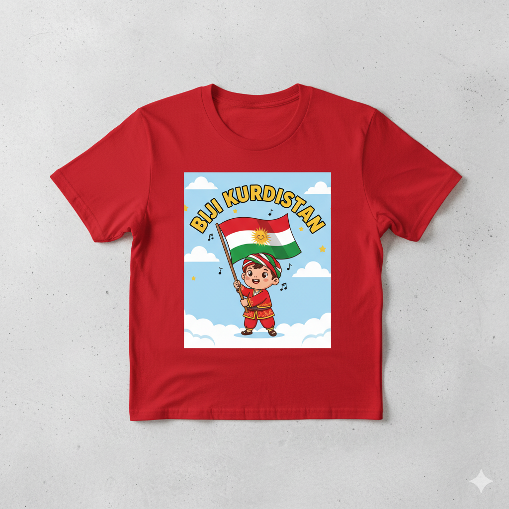 Biji Kurdistan - Kurdish T-Shirt - Kurdistan Store Kurdistan Shop
