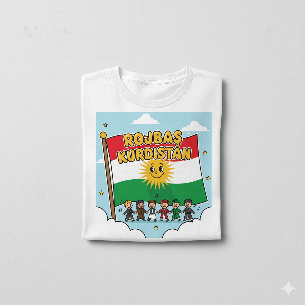 Rojbaș Kurdistan - Kurdish T-Shirt - Kurdistan Store Kurdistan Shop