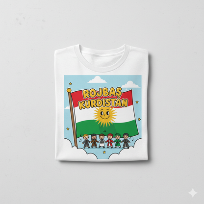 Rojbaș Kurdistan - Kurdish T-Shirt - Kurdistan Store Kurdistan Shop