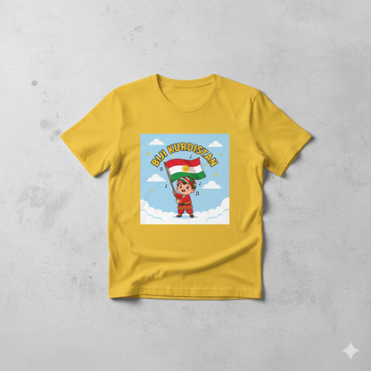Biji Kurdistan - Kurdish T-Shirt - Kurdistan Store Kurdistan Shop