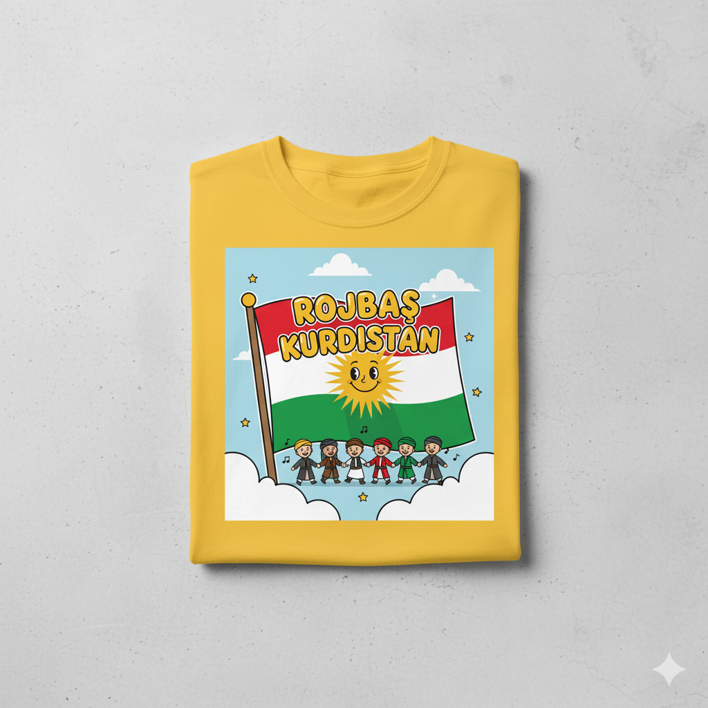 Rojbaș Kurdistan - Kurdish T-Shirt - Kurdistan Store Kurdistan Shop