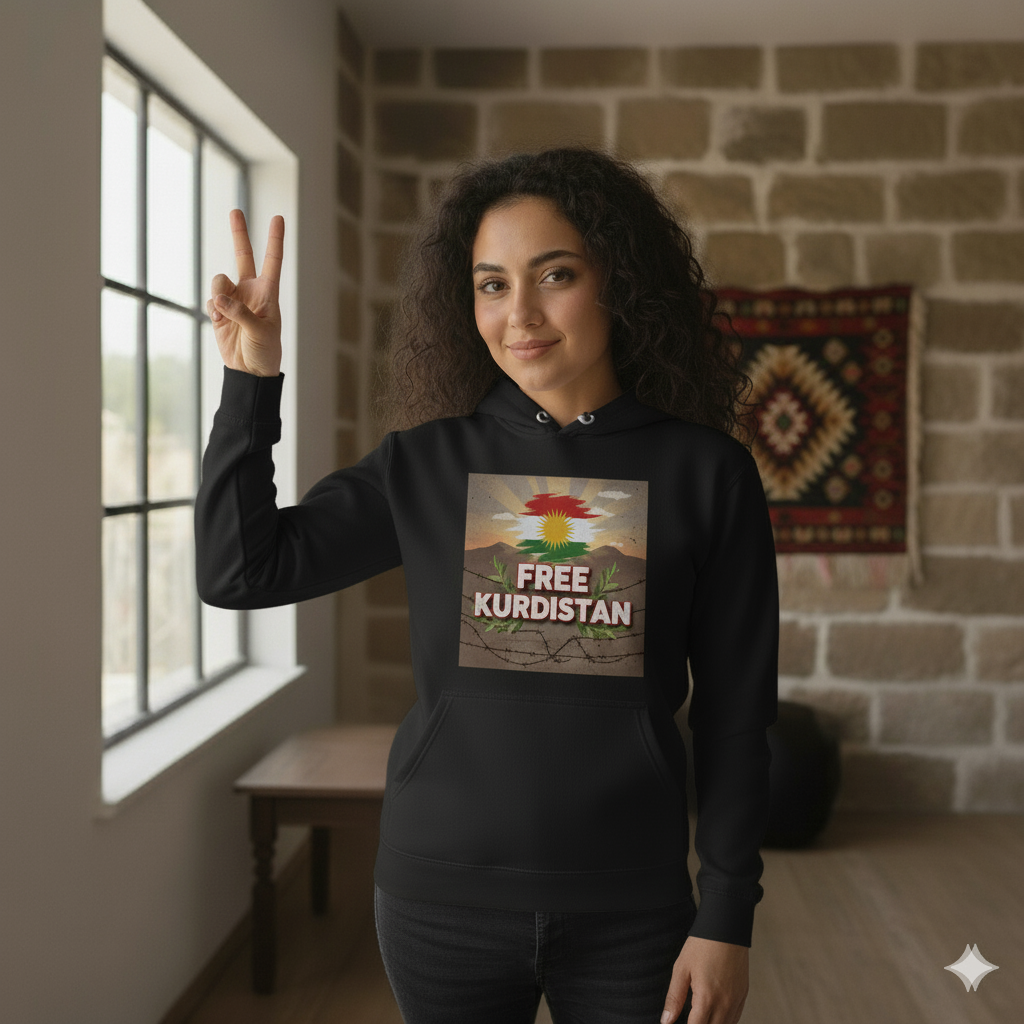 Free Kurdistan - Hoodie Kurdistan Shop