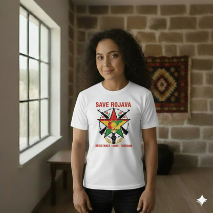 Save Rojava T Shirt Kurdistan Shop