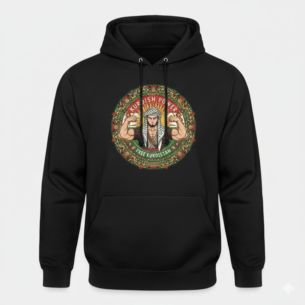 Kurdish Power Hoodie Kurdistan Shop
