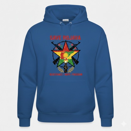 Save Rojava Hoodie Kurdistan Shop