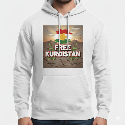 Free Kurdistan - Hoodie Kurdistan Shop