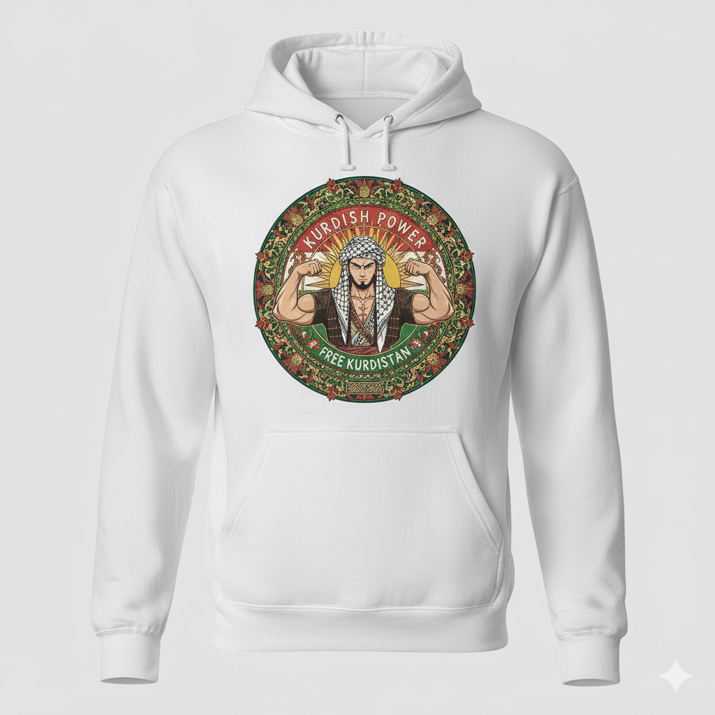 Kurdish Power Hoodie Kurdistan Shop