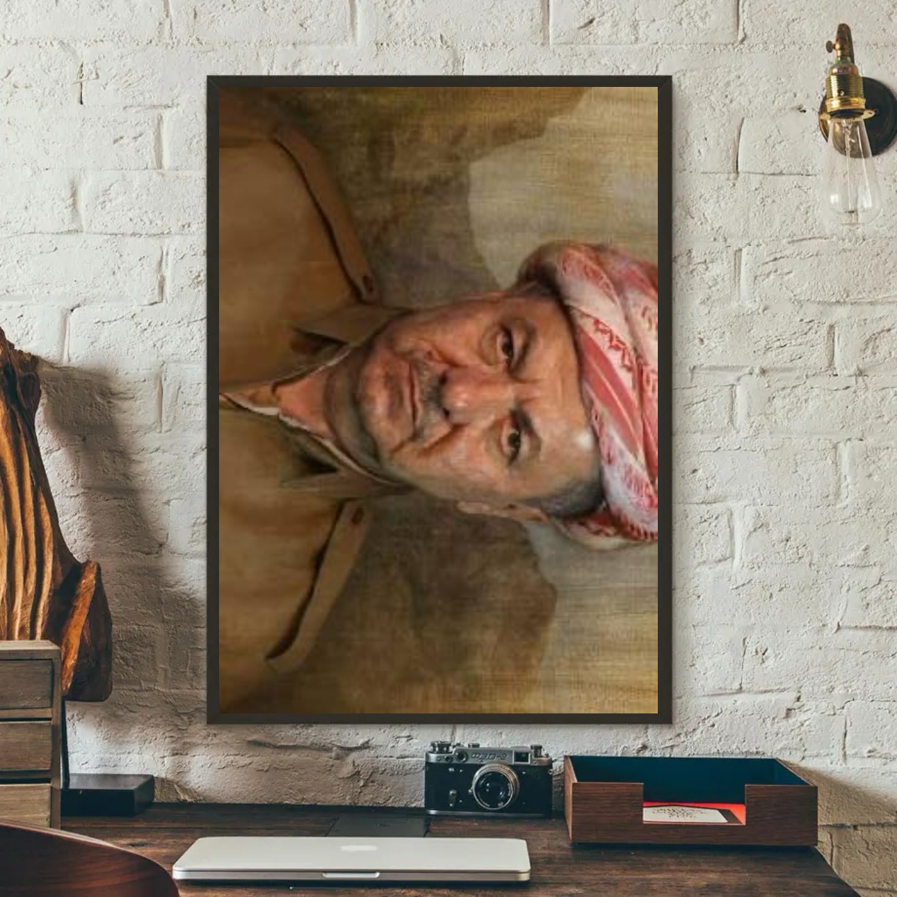 Masoud Barzani Poster - Variable Sizes Available