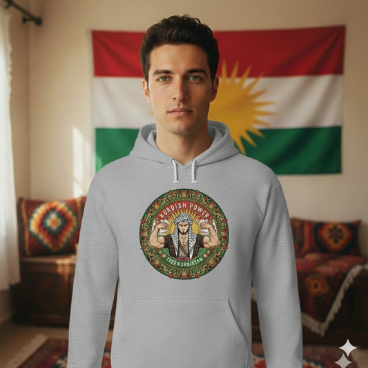 Kurdish Power Hoodie Kurdistan Shop
