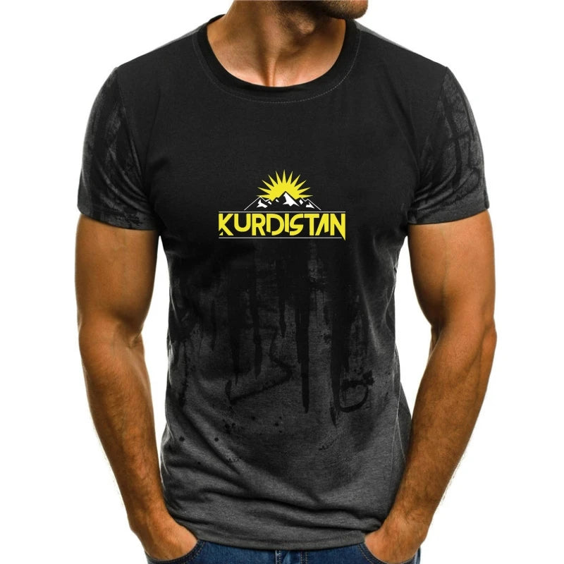 Black design of a Kurdish design T-Shirt