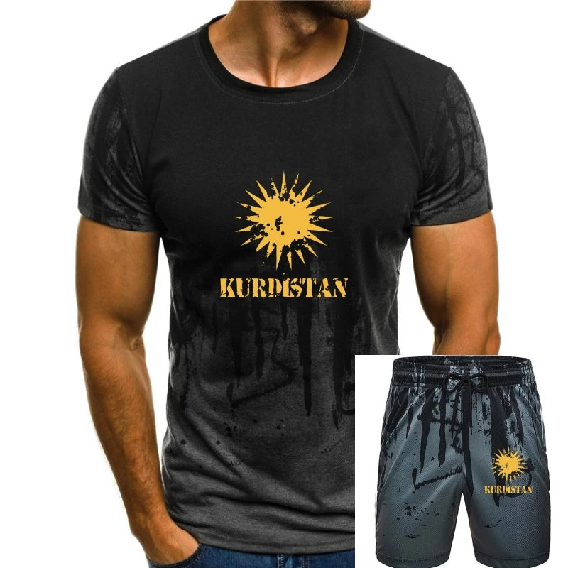 Grey TZ-design Kurdistan T-shirt