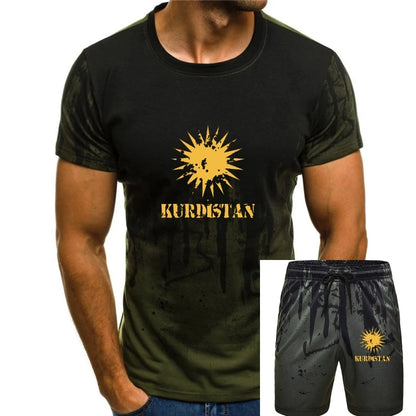 Dark green TZ-design Kurdistan T-shirt