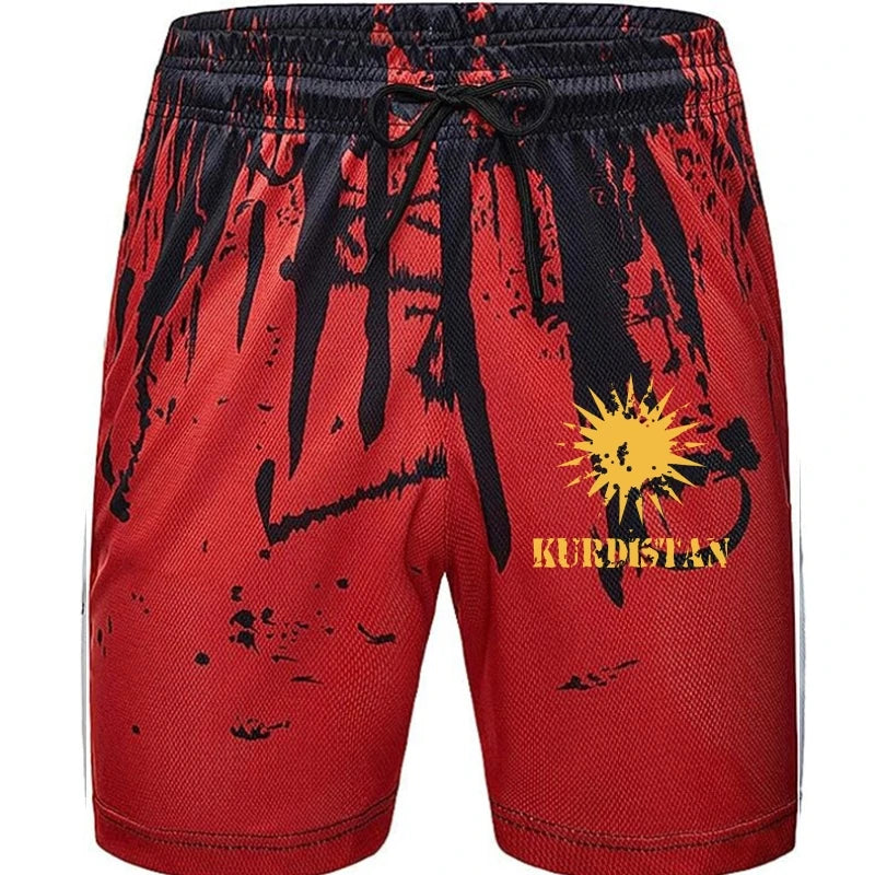 Red K-design Kurdistan T-shirt