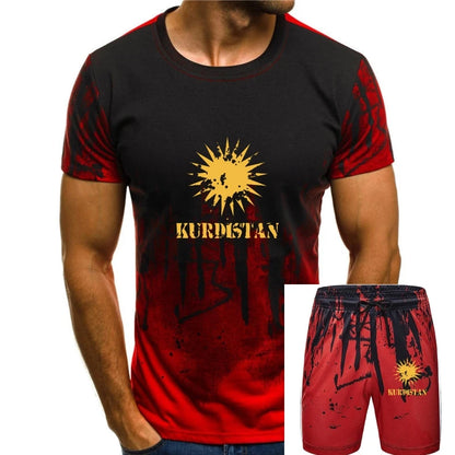 Red TZ-design Kurdistan T-shirt