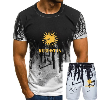White TZ-design Kurdistan T-shirt