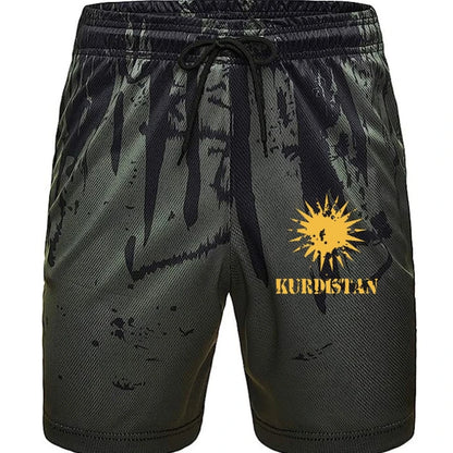 Dark green K-design Kurdistan T-shirt
