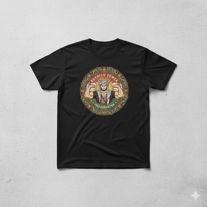 Kurdish Power T Shirt Kurdistan Shop