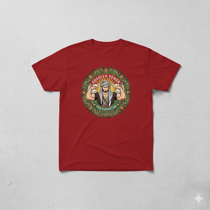Kurdish Power T Shirt Kurdistan Shop