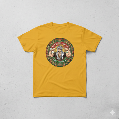 Kurdish Power T Shirt Kurdistan Shop
