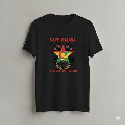 Save Rojava T Shirt Kurdistan Shop