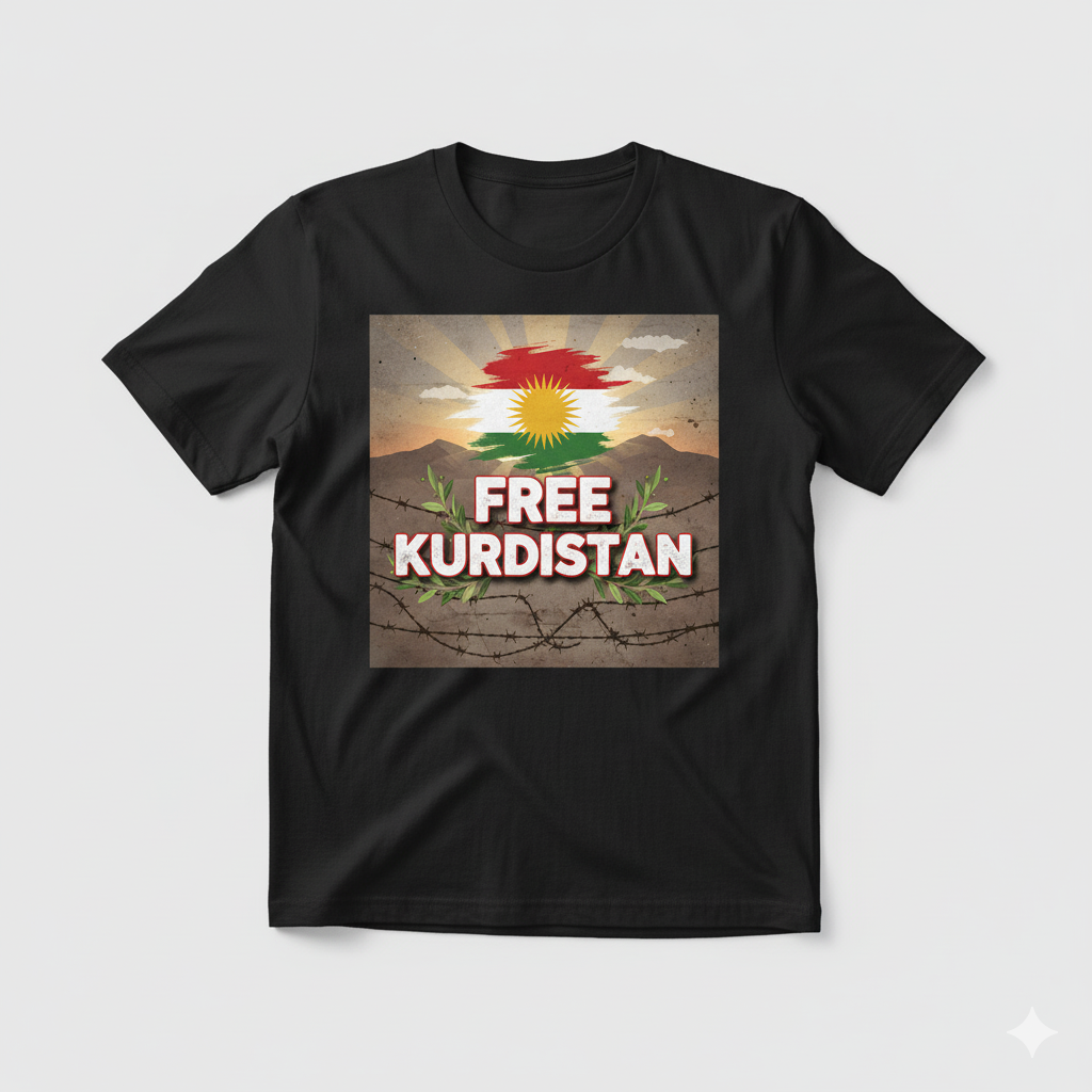Free Kurdistan - T Shirt Kurdistan Shop