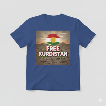 Free Kurdistan - T Shirt Kurdistan Shop