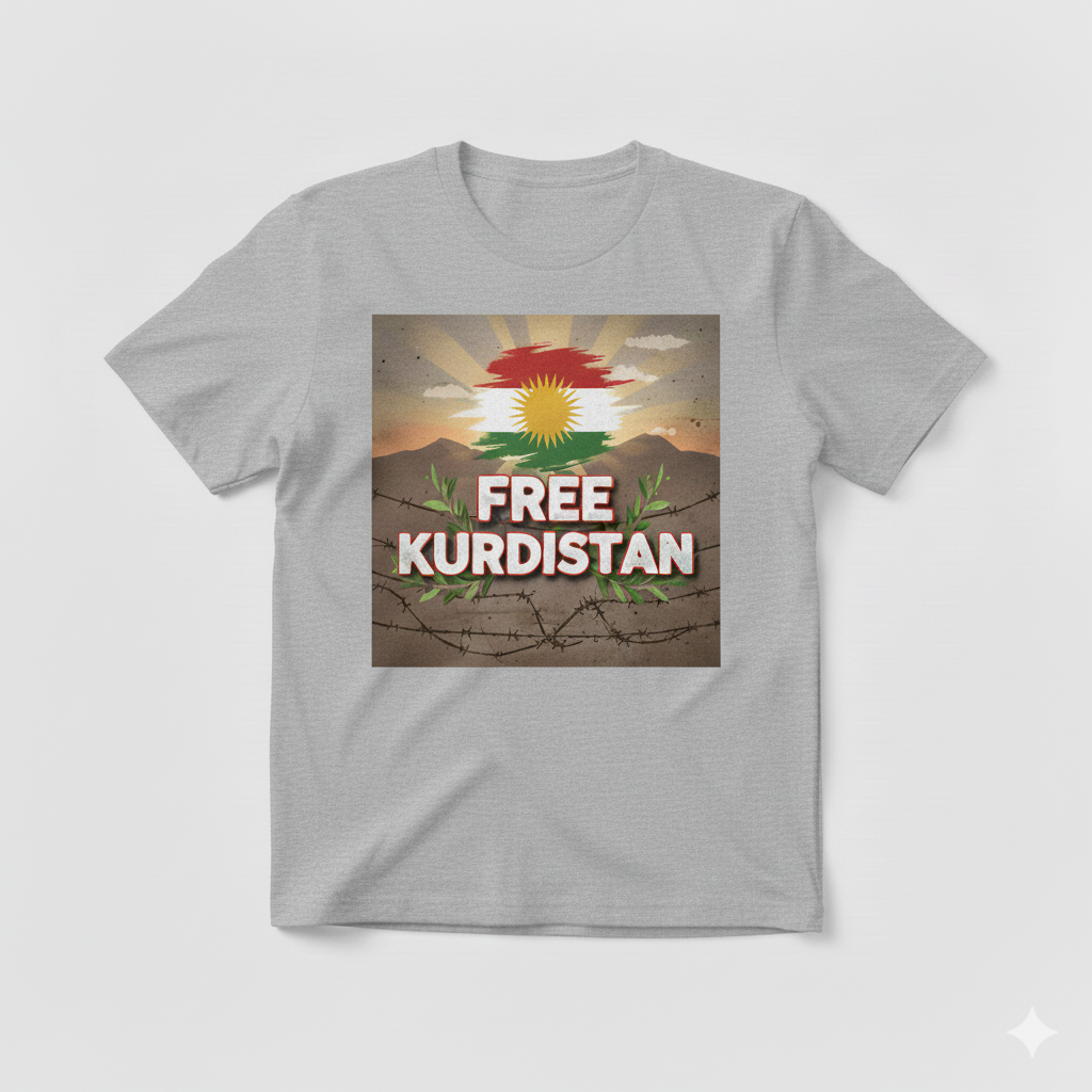 Free Kurdistan - T Shirt Kurdistan Shop