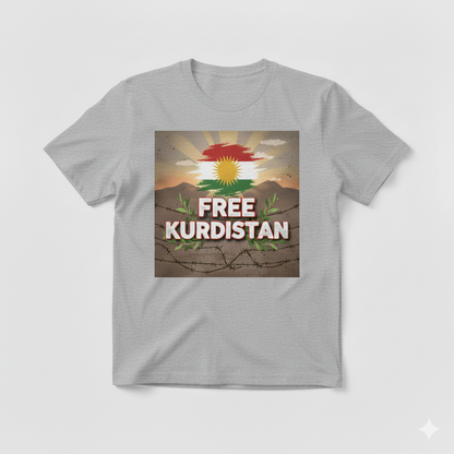 Free Kurdistan - T Shirt Kurdistan Shop