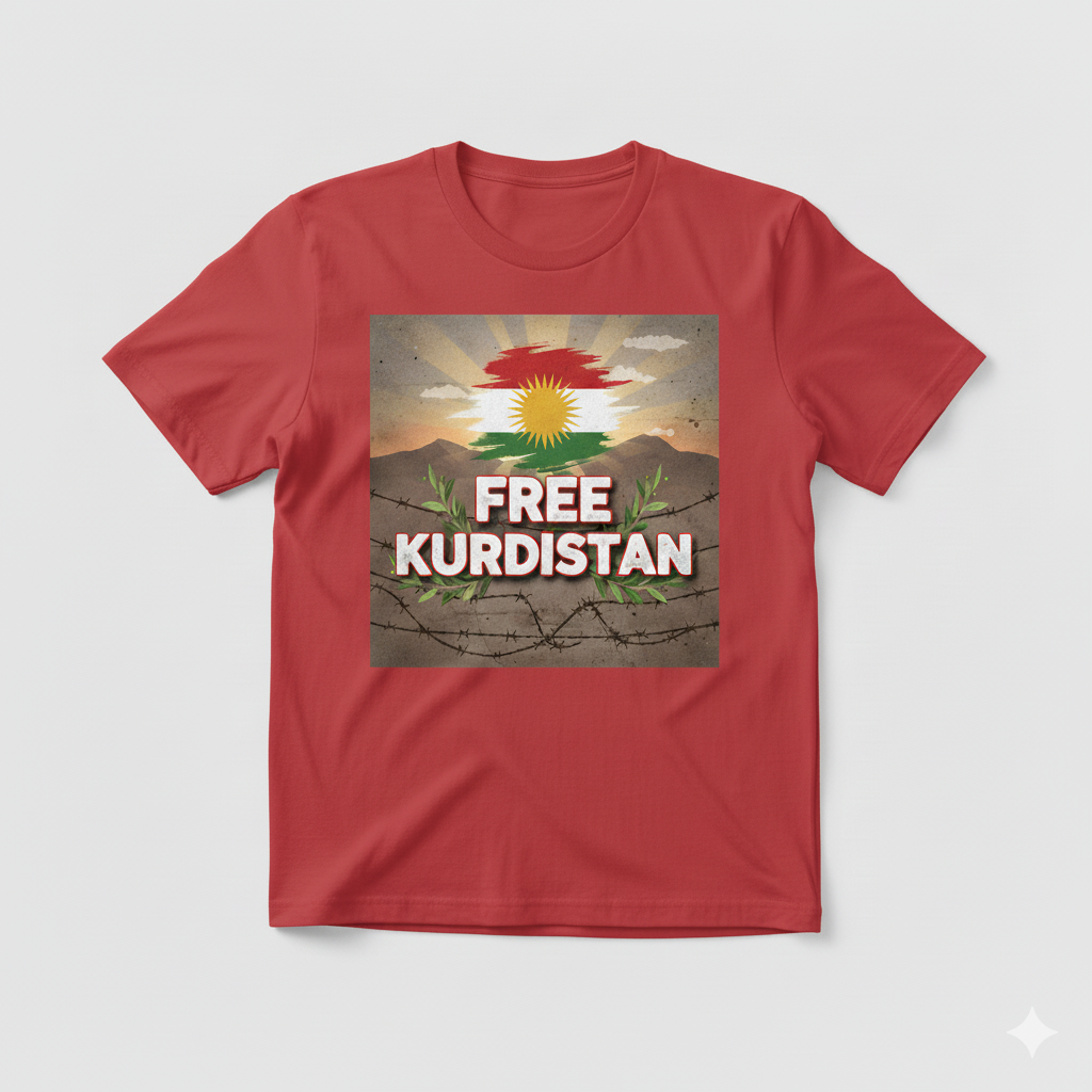 Free Kurdistan - T Shirt Kurdistan Shop
