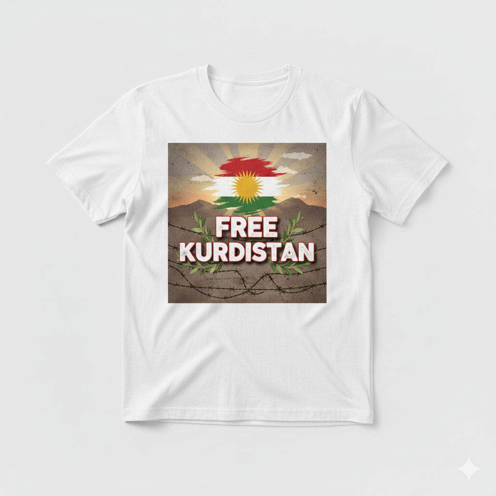 Free Kurdistan - T Shirt Kurdistan Shop