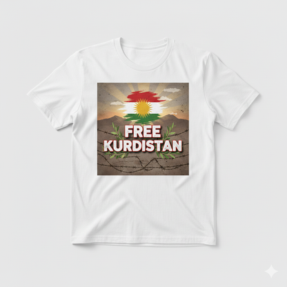 Free Kurdistan - T Shirt Kurdistan Shop