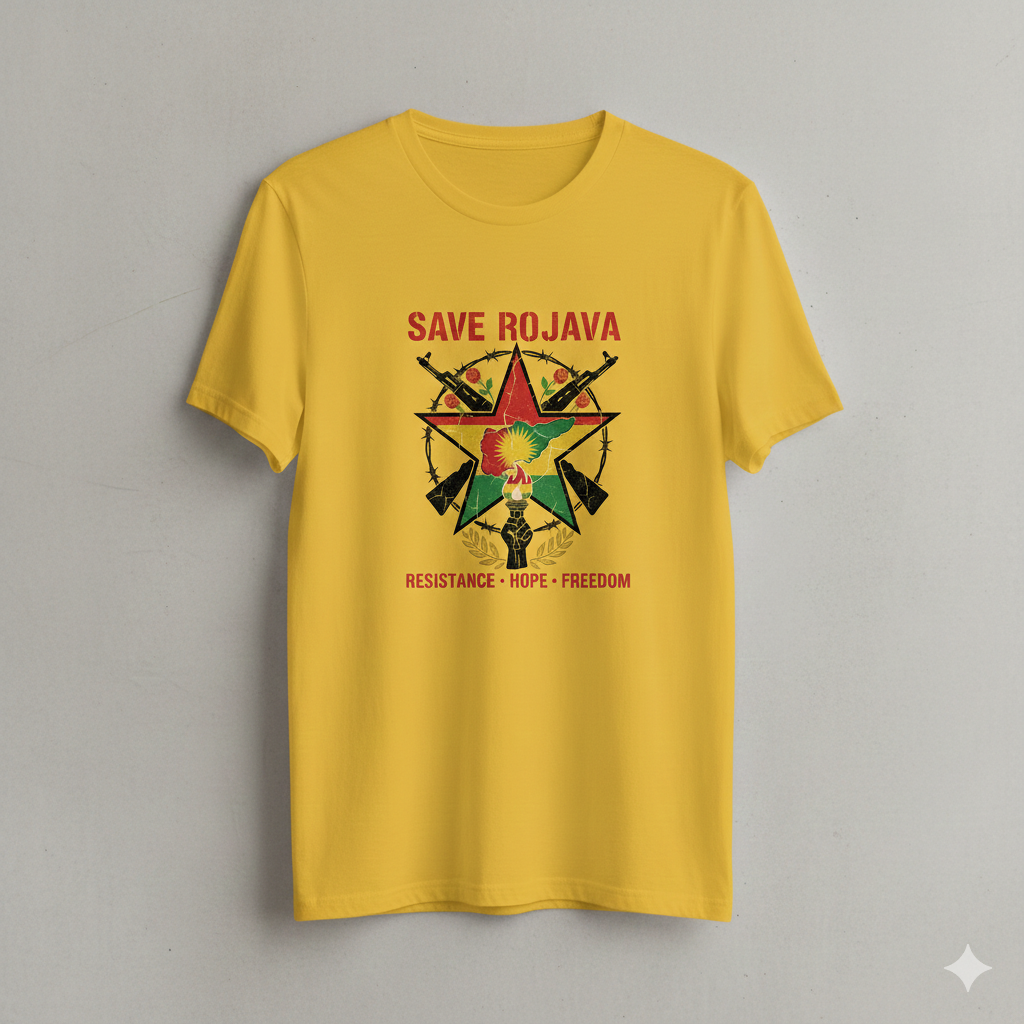 Save Rojava T Shirt Kurdistan Shop