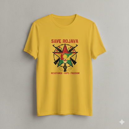 Save Rojava T Shirt Kurdistan Shop